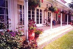 Enjoy a drink on the verandah